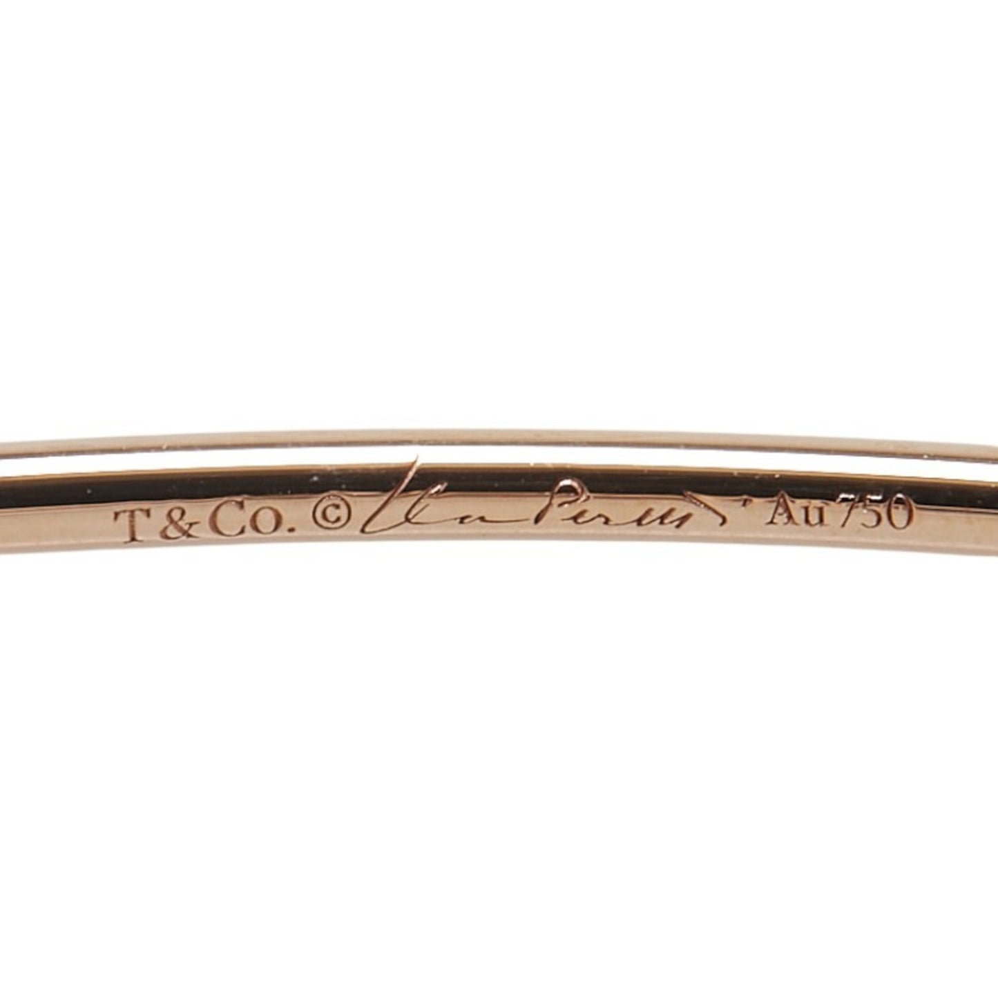 Tiffany & Co. Hoop Single Row Bangle In 18K Pink Gold