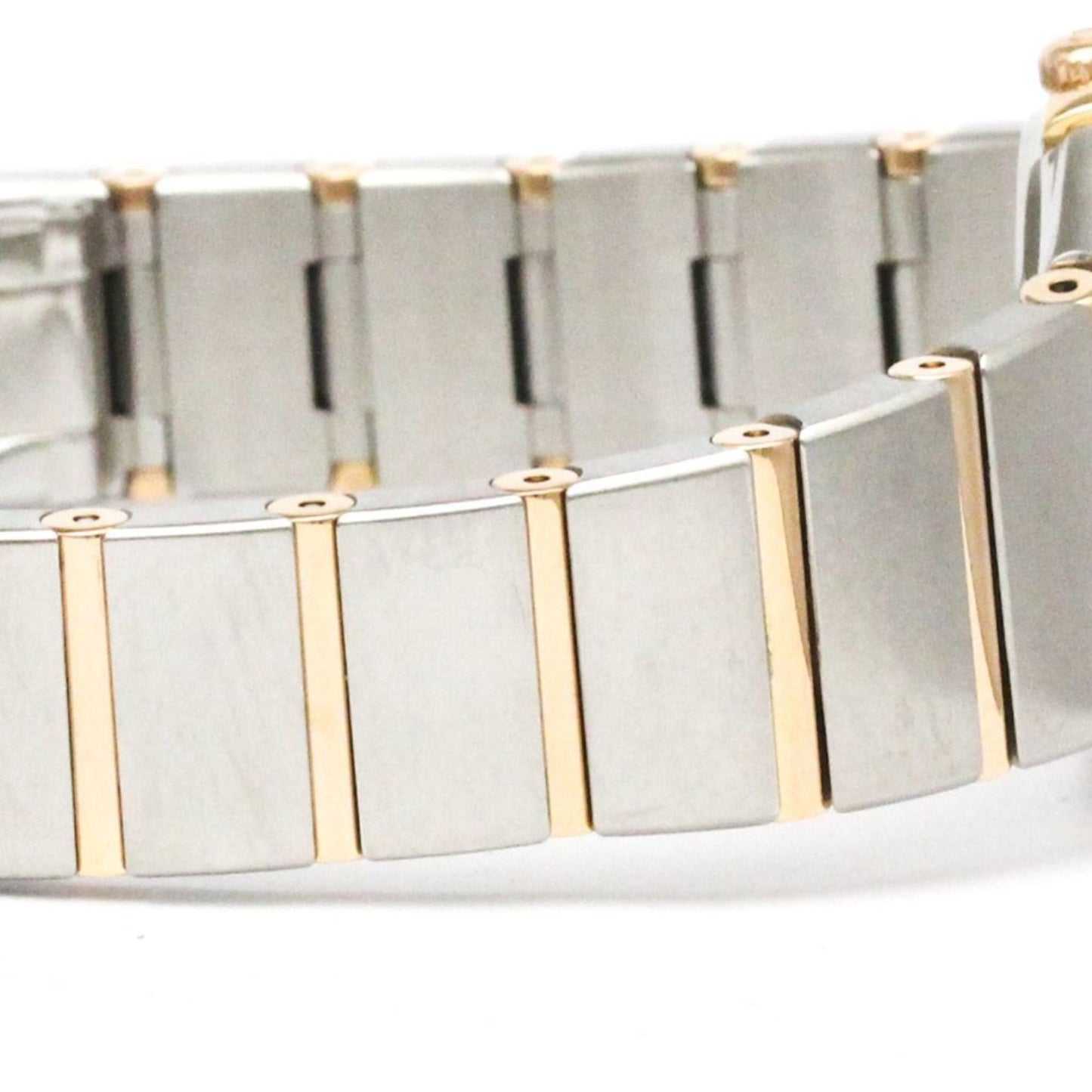 Omega Constellation Brush 18K Rose Gold Steel Watch 123.25.24.60.05.002 Polished