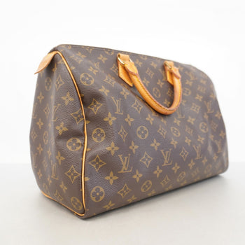 Louis Vuitton Monogram Speedy 35 Handbag M41107 Brown