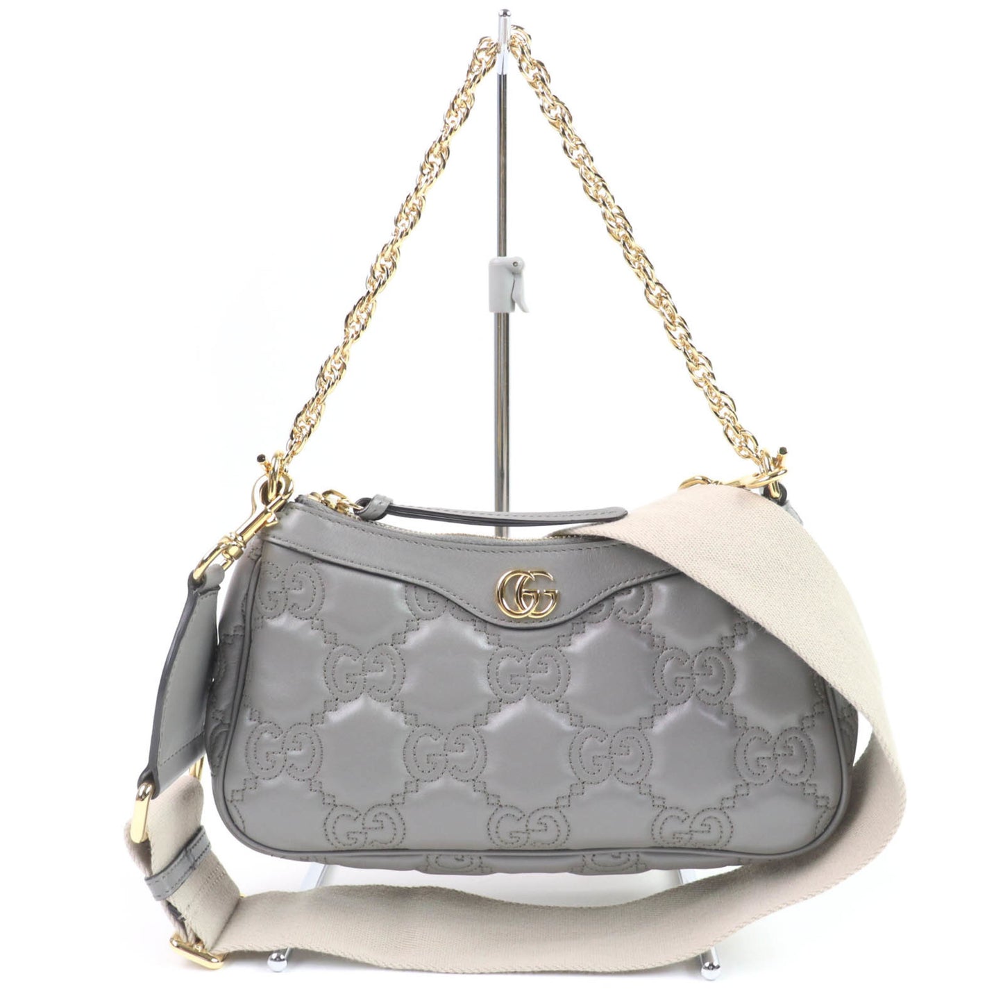 Gucci 735049 Gg Matelasse Leather 2-Way Handbag/Shoulder Bag