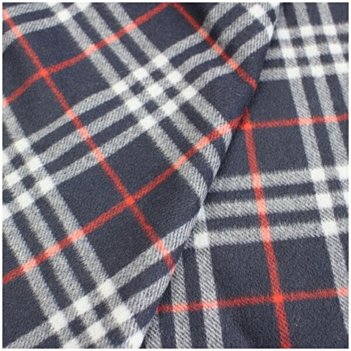 Burberry Large Scarf Navy X Check Burberry