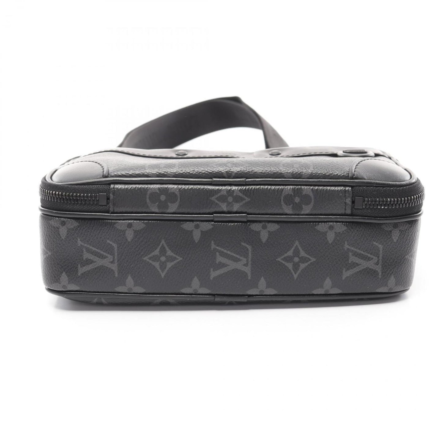 Louis Vuitton Alpha Shoulder Bag Coated Canvas Leather Monogram Eclipse