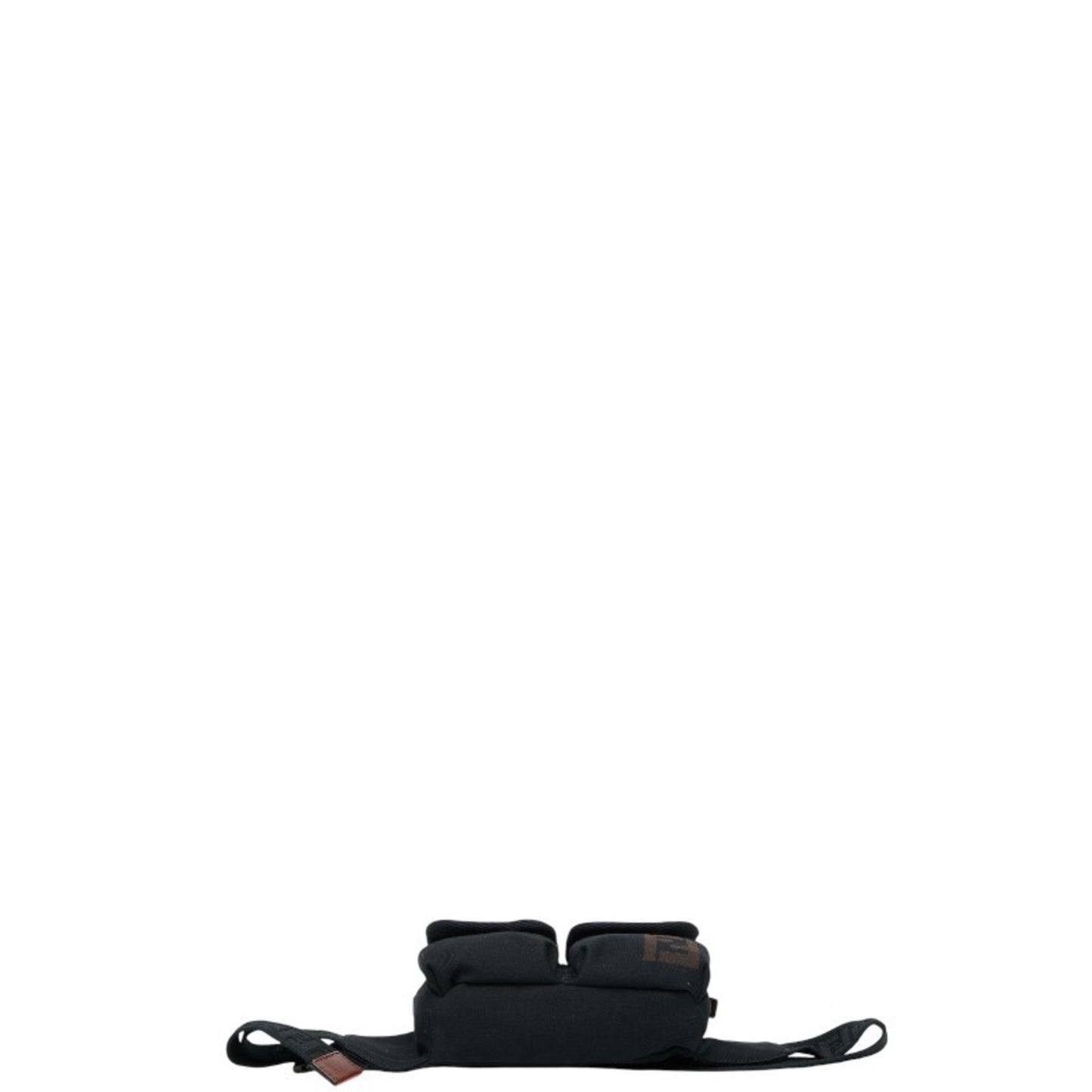 Fendi Zucca Body Bag 7Va149 Black Canvas
