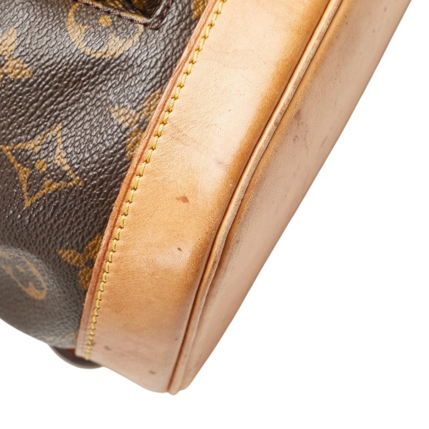 Louis Vuitton Monogram Montsouris Mm Backpack M51136 Brown Leather