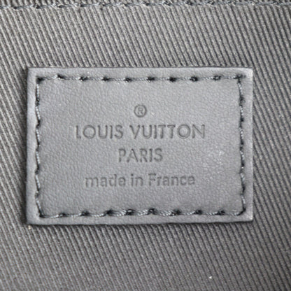 Louis Vuitton Monogram Porochon Shoulder Bag M59927 Taurillon Leather Gray X Yellow White Silver