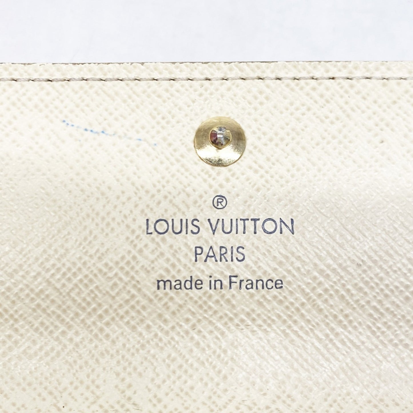 Louis Vuitton Damier Azur Multicle 4 Key Case N60020 White