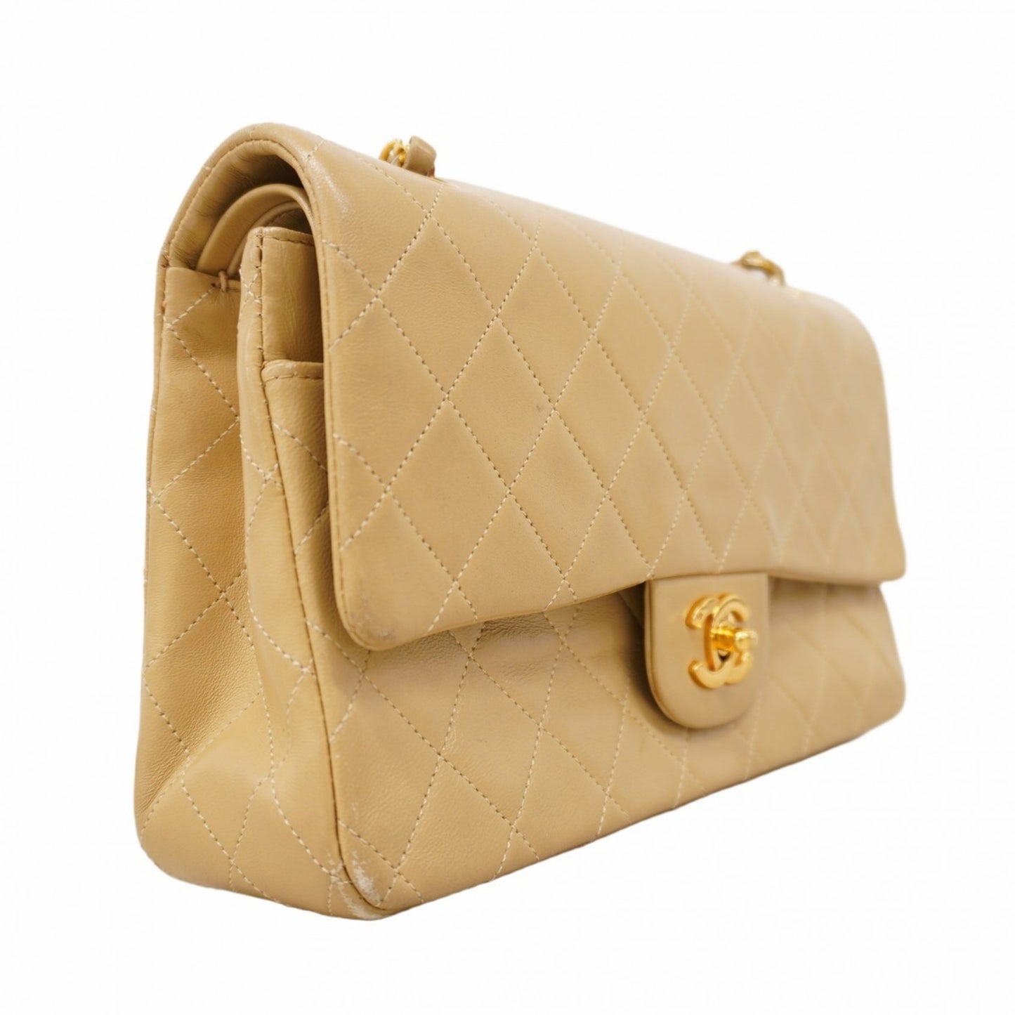 Chanel Matelasse Shoulder Bag With Double Flap And Chain