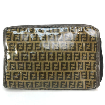 Fendi Crossbody Bag Pochette One Shoulder Shoulder Bag Brown Brown