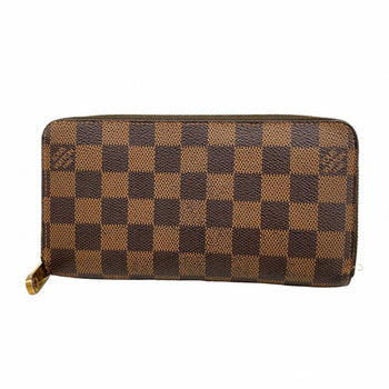 Louis Vuitton Damier Zippy Wallet N60015 Ebene Long