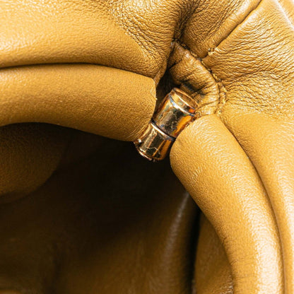 Bottega Veneta The Pouch Shoulder Bag In Brown Leather