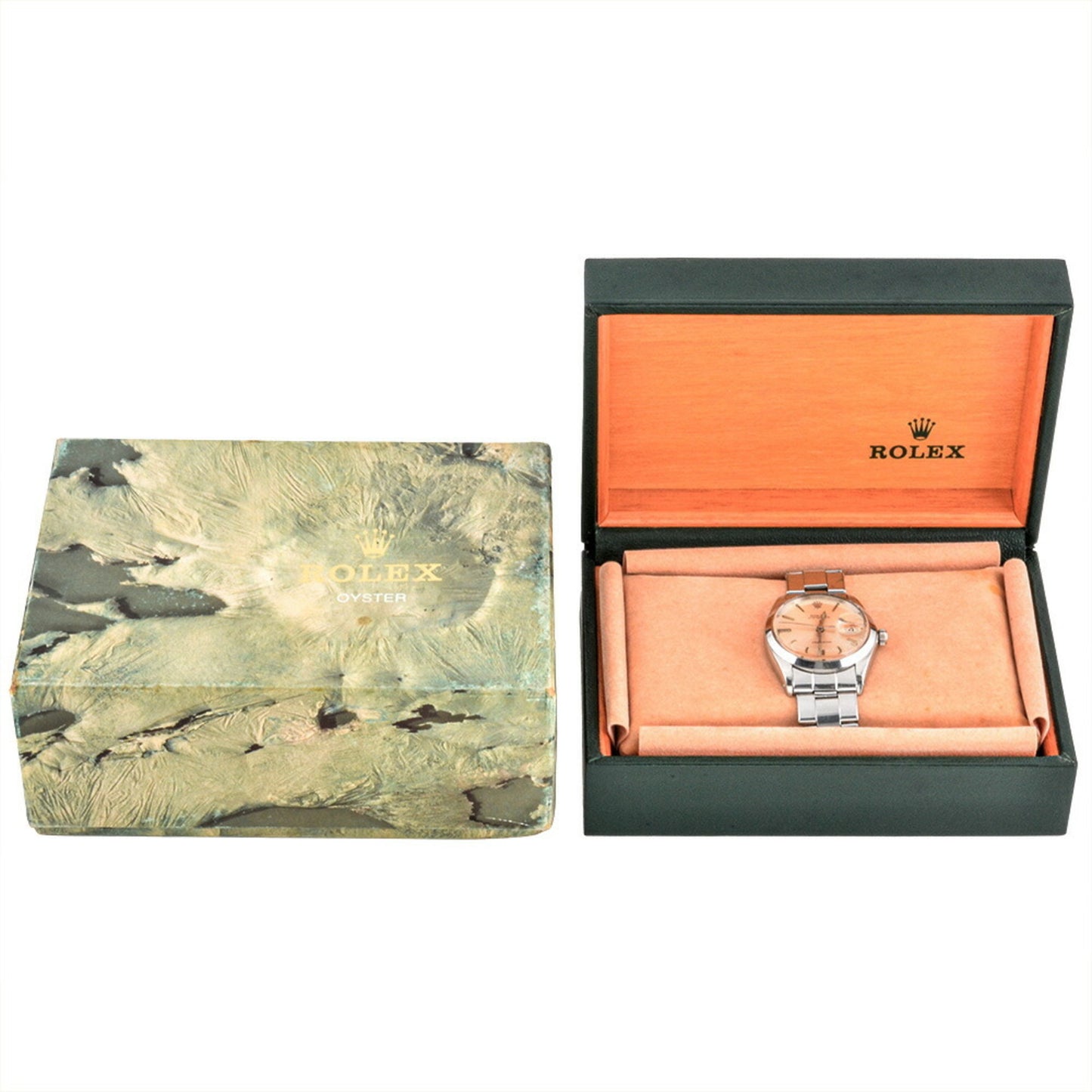 Rolex Rolex 6694 Oysterdate Precision 22***** (Circa 1967) Hand-Wound Silver Dial