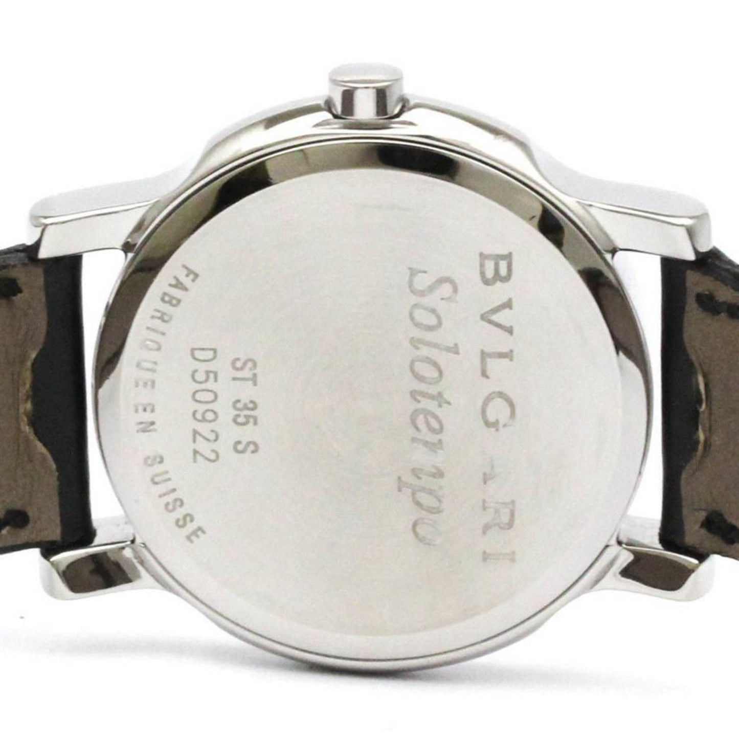 Bvlgari Solotempo Steel Leather Quartz