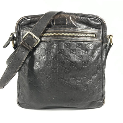 Gucci 201448 Guccissima Gg Pochette Shoulder Bag In Shimmering Leather