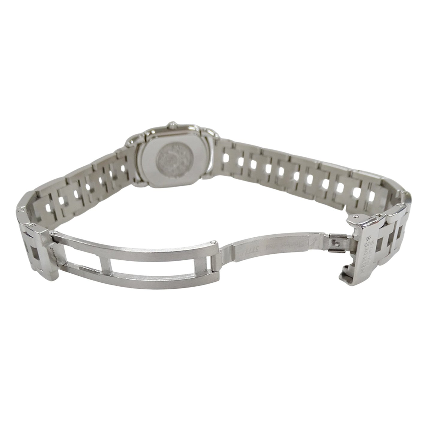 Herms Rally Quartz Qz Stainless Steel Watch