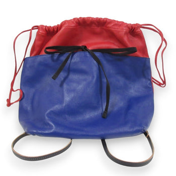 Marni Leather Drawstring Backpack/Knapsack