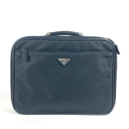 Prada Prada Triangle Logo Plate Bag Document Briefcase Handbag Nylon