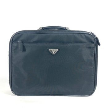 Prada Prada Triangle Logo Plate Bag Document Briefcase Handbag Nylon