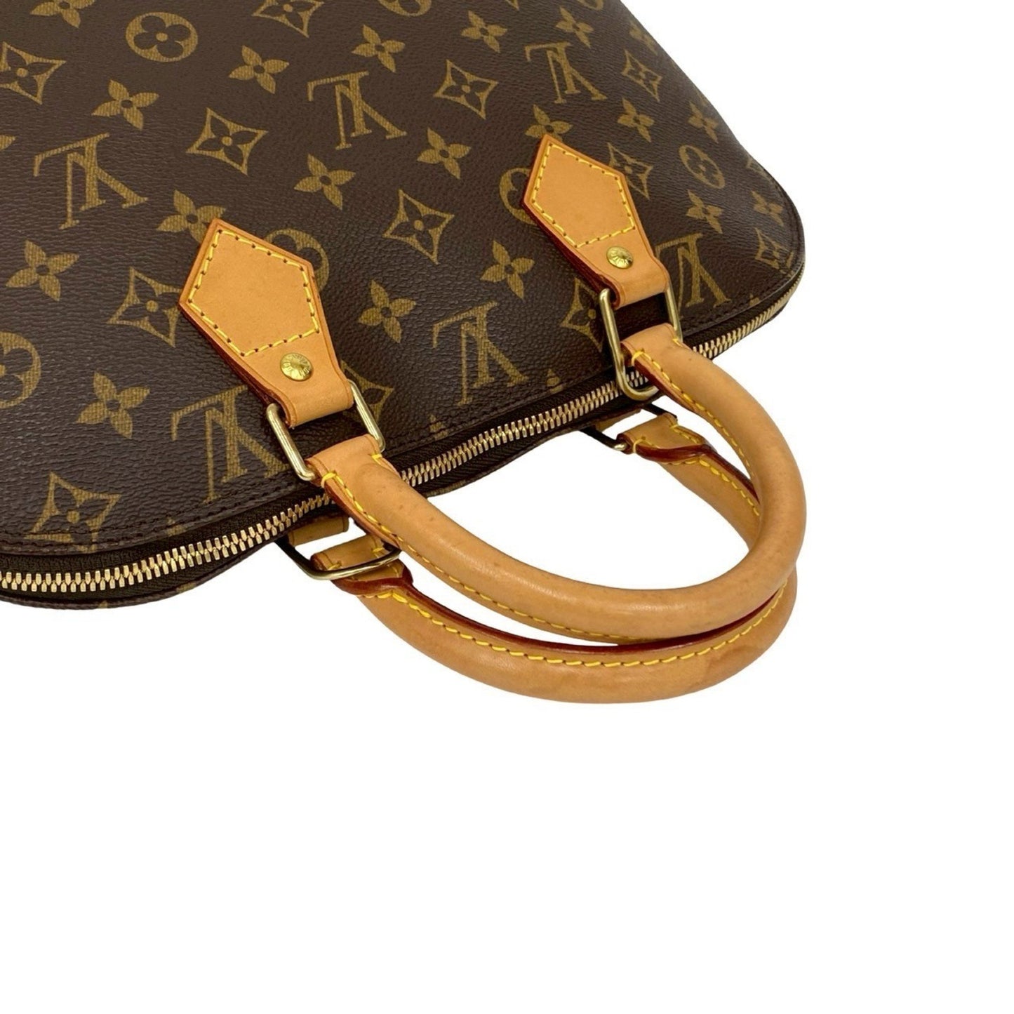 Louis Vuitton Vintage Alma Pm Monogram Leather Handbag/Boston Bag