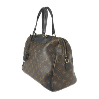 Louis Vuitton Louis Vuitton Retiro Handbag M50058 Monogram Canvas Leather Brown Black Gold Hardware