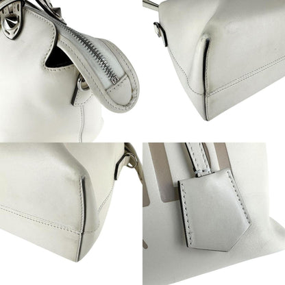 Fendi By The Way Medium Leather Shoulder Bag In Ivory