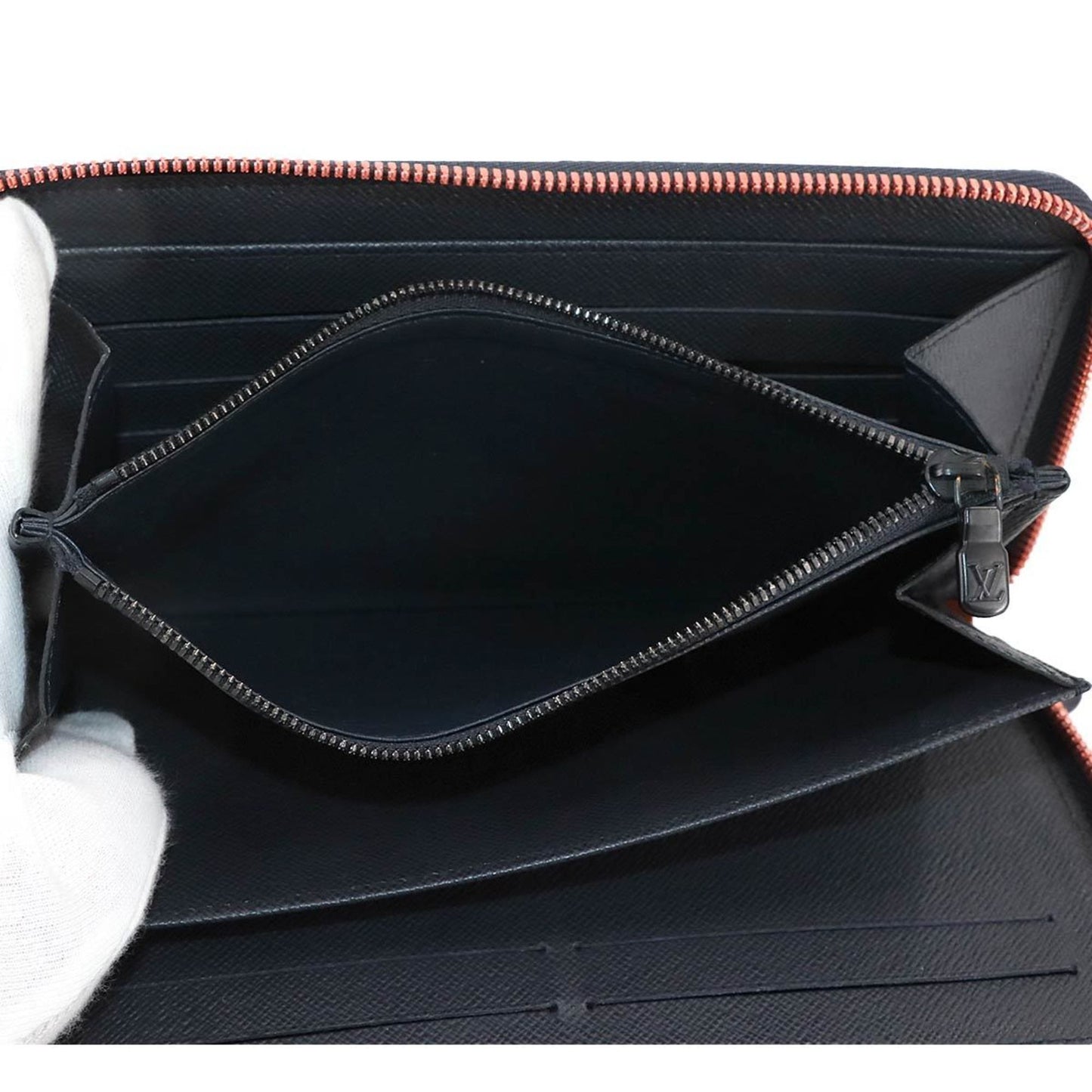 Louis Vuitton Monogram Ink Upside Down Zippy Organizer Round Long Wallet M62931