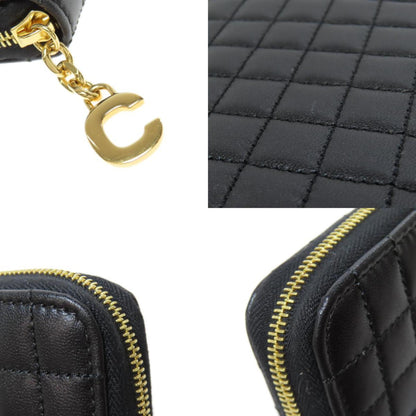 Celine Round Long Wallet Leather