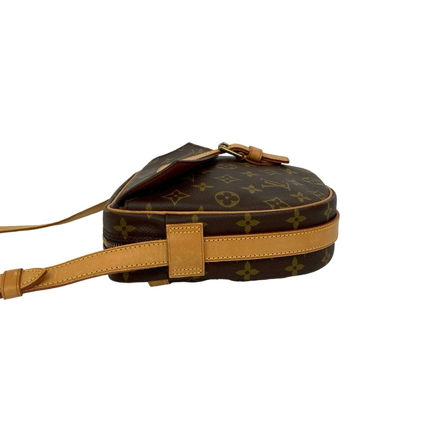 Louis Vuitton Vintage Jeune Fille Mm Monogram Leather Shoulder Bag/Pochette Brown 193-4