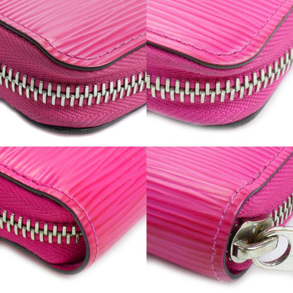 Louis Vuitton Louis Vuitton Zippy Wallet Long Round Epi Pink M69347 Gi0260