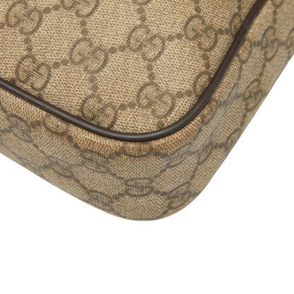 Gucci Gg Supreme Business Bag 201480 Beige Brown Leather