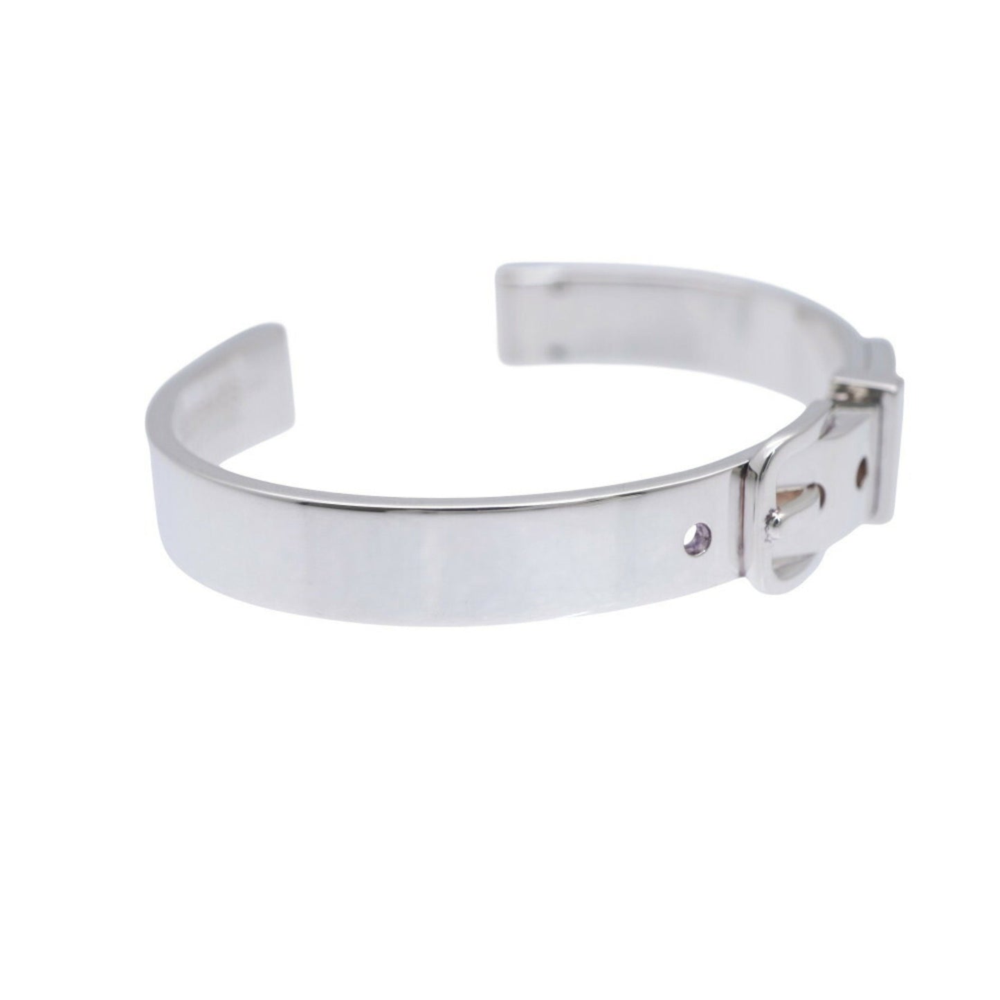 Hermes Boucle Cellier Bangle Silver 925 Bracelet 1059Hermes