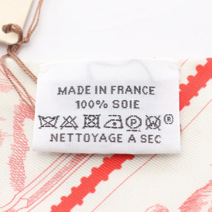 Hermes Herms Twilly "Le Philateliste Du Faubourg" Silk Scarf For Women