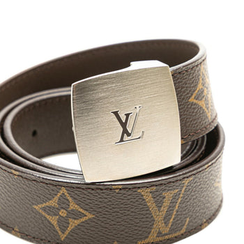 Louis Vuitton Monogram Santur Lv Cut Belt Size: 80/32 M6888W Brown Pvc Leather