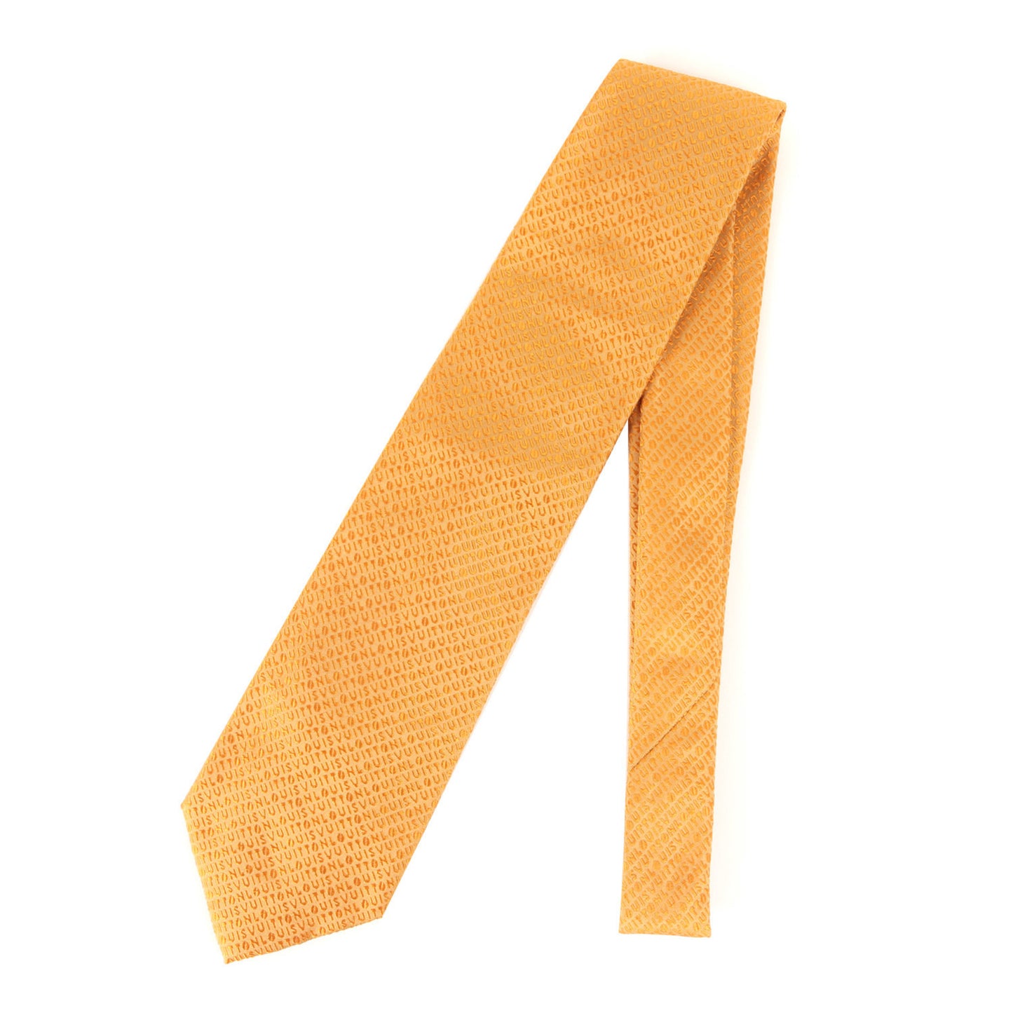 Louis Vuitton Silk Cravate Gold Tie For Men