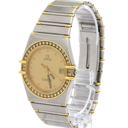 Omega Constellation Diamond 18K Gold Steel
