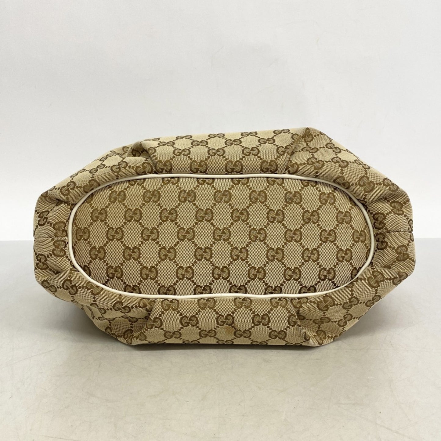 Gucci Gg Canvas Shoulder Bag 388930 Beige Champagne