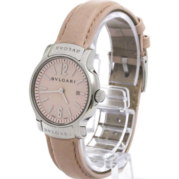 Bvlgari Solotempo Steel Leather Quartz