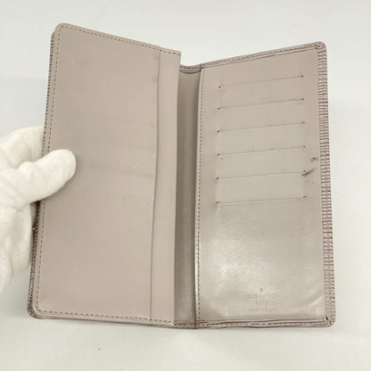 Louis Vuitton Epi Long Wallet Porte Carte Credit M6321B Lila