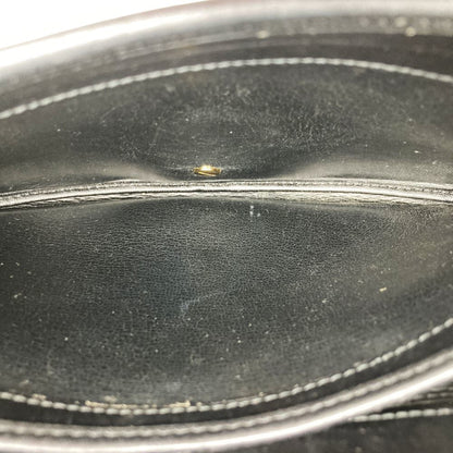 Christian Dior Dior Old Shoulder Bag Leather Black