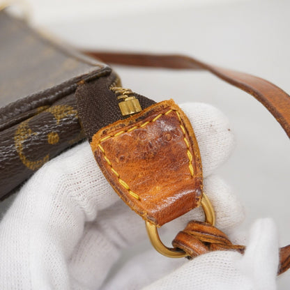 Louis Vuitton Monogram Pochette Accessoires M51980 Brown
