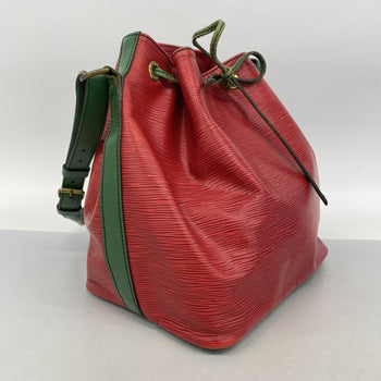 Louis Vuitton Epi Two-Tone Petit Noe Shoulder Bag In Castilian Red