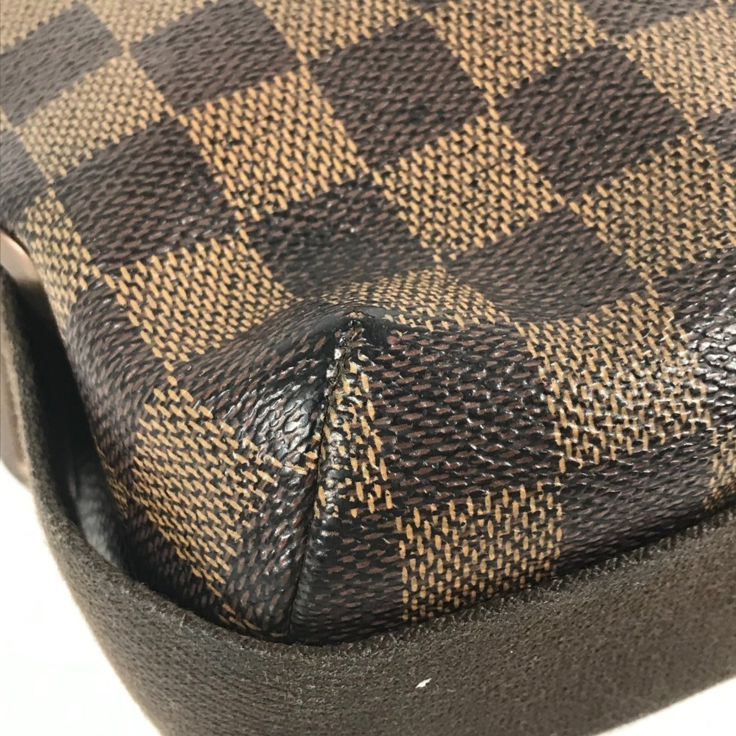 Louis Vuitton N51211 Damier Brooklyn Mm Crossbody Flap Messenger Bag/Shoulder Bag In Canvas