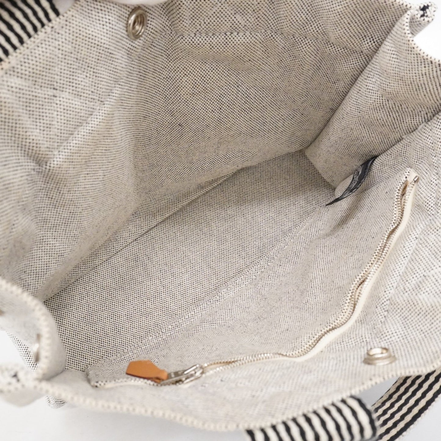 Hermes Herms New Foule Tote Pm Canvas Bag In Gray And Black For Women