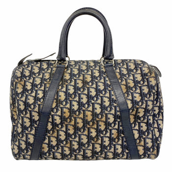 Christian Dior Trotter Canvas Handbag Navy