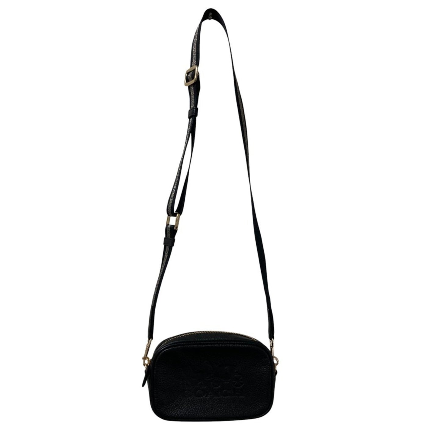 Coach Pebbled Leather Convertible Belt Bag/Shoulder Bag 75952 Black