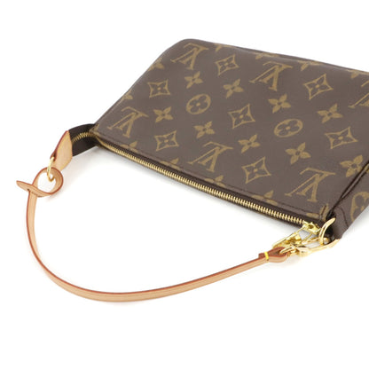 Louis Vuitton Louis Vuitton Monogram Pochette Accessoires Handbag Brown M51980 Gold Hardware