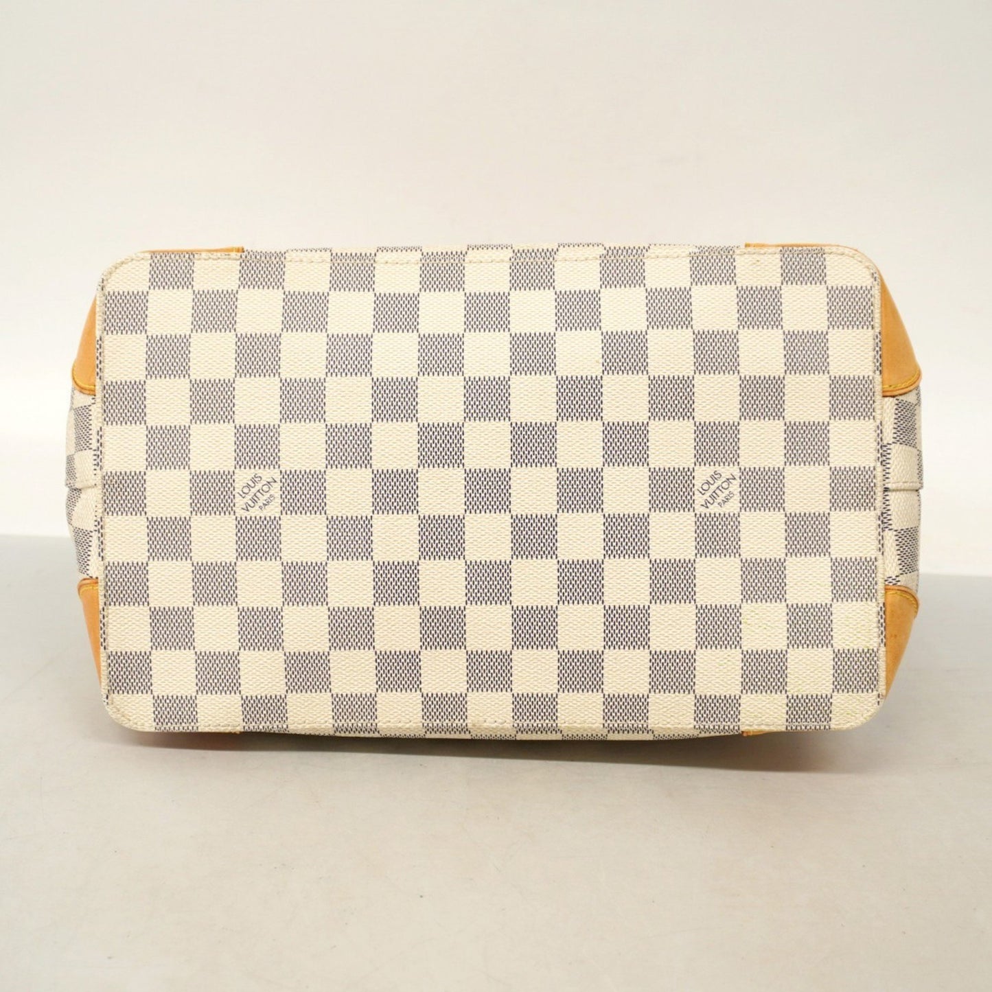Louis Vuitton Damier Azur Hampstead Pm Tote Bag N51207 White