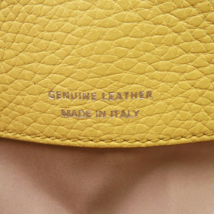 Like New Tod'S Sear D Cube Leather Yellow Shoulder Bag 1136Tod'S