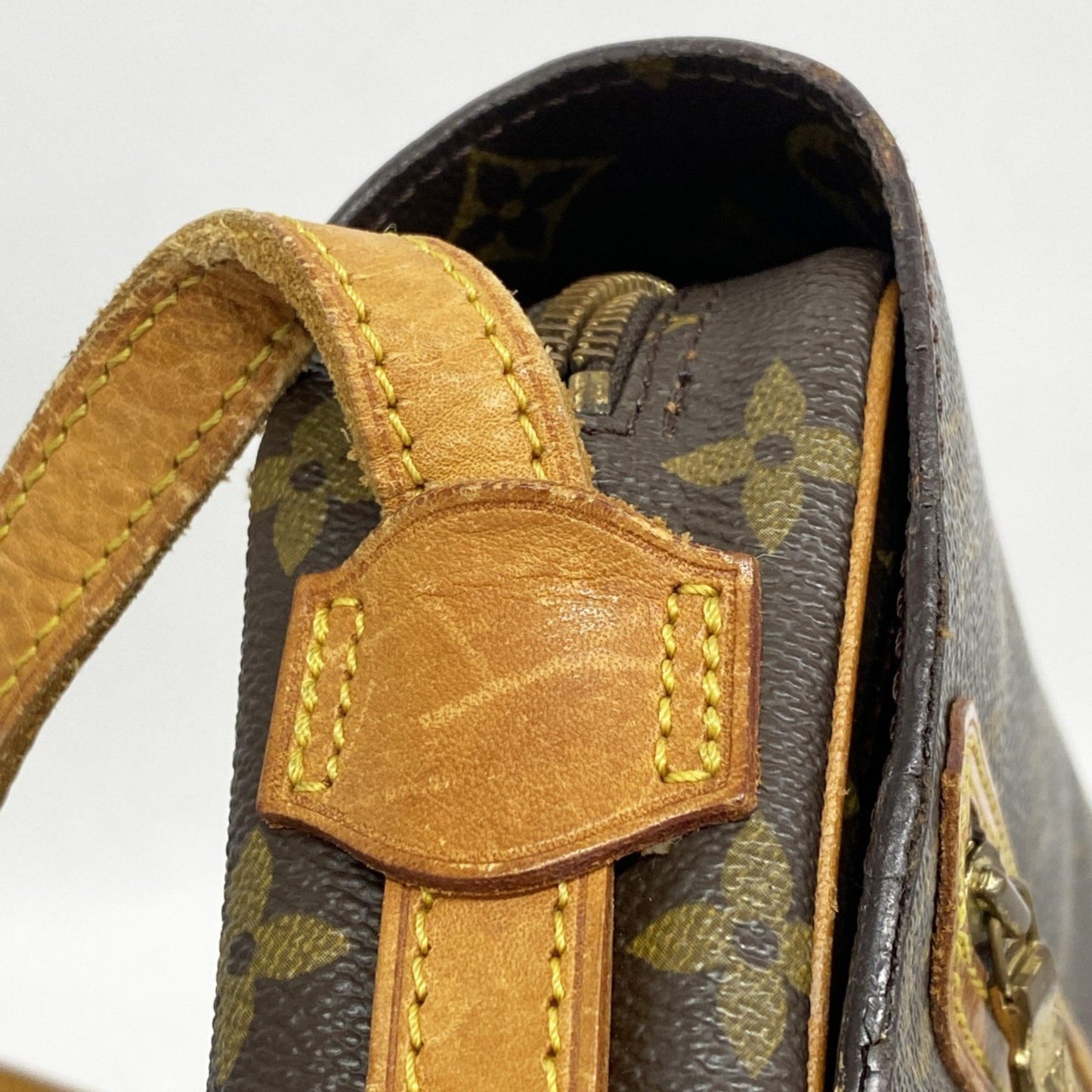 Louis Vuitton Monogram Saint-Germain 28 Shoulder Bag M51207 Brown