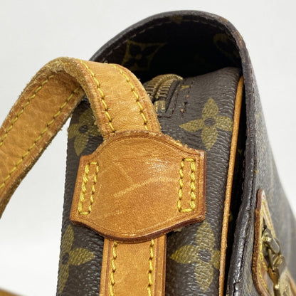 Louis Vuitton Monogram Saint-Germain 28 Shoulder Bag M51207 Brown