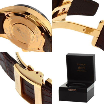 Seiko Sbxb060 8X53-0Af0-2 Astron Novak Djokovic Collaboration 3000 Limited Edition Watch Gp Leather